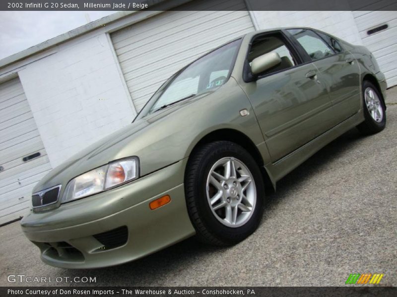 Millenium Jade / Beige 2002 Infiniti G 20 Sedan