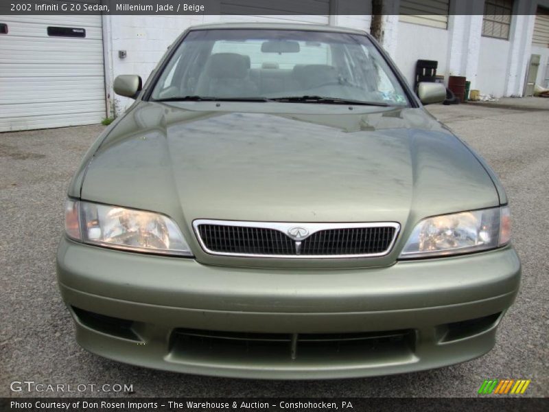 Millenium Jade / Beige 2002 Infiniti G 20 Sedan