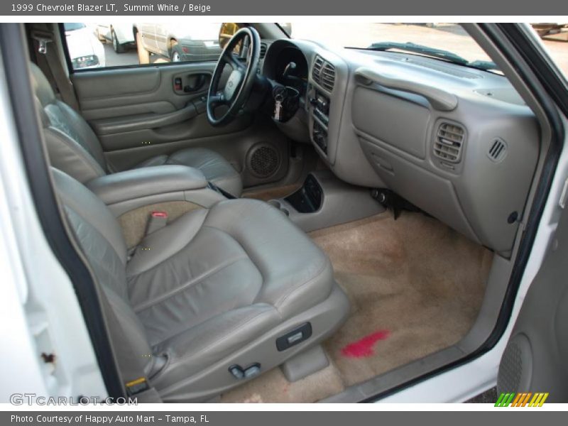 Summit White / Beige 1999 Chevrolet Blazer LT