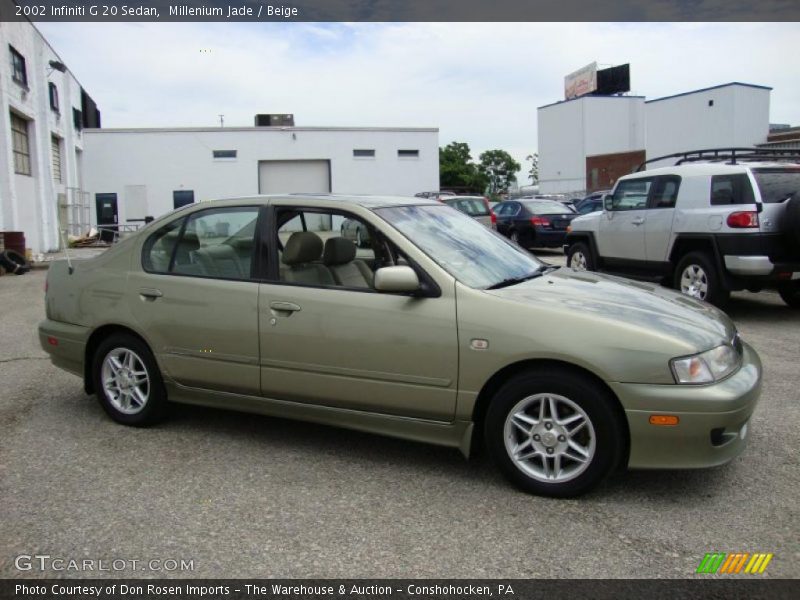 Millenium Jade / Beige 2002 Infiniti G 20 Sedan