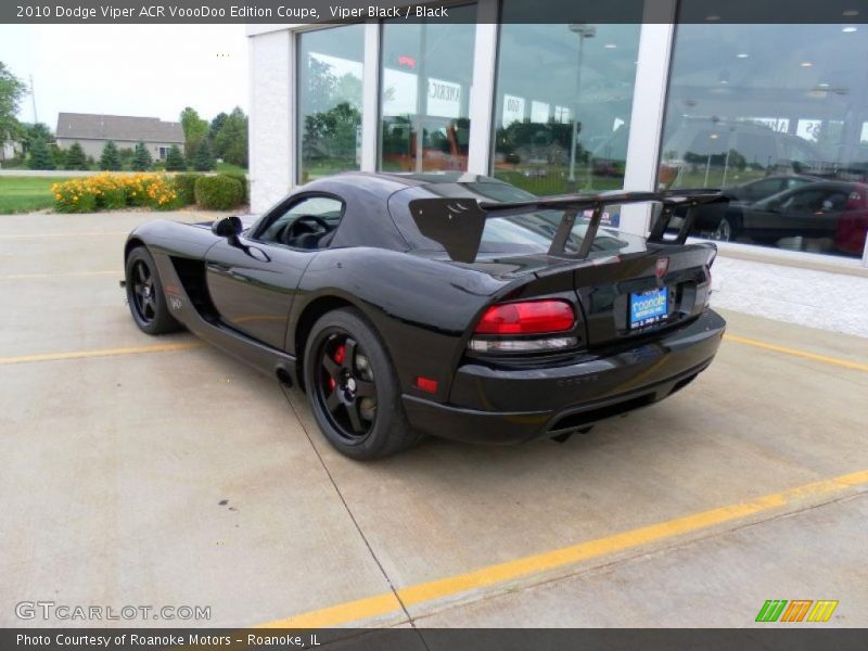 Viper Black / Black 2010 Dodge Viper ACR VoooDoo Edition Coupe