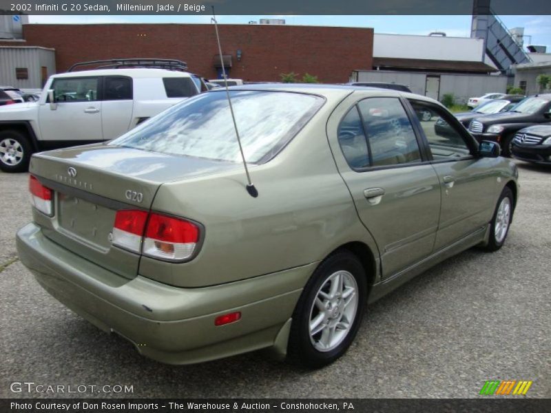 Millenium Jade / Beige 2002 Infiniti G 20 Sedan