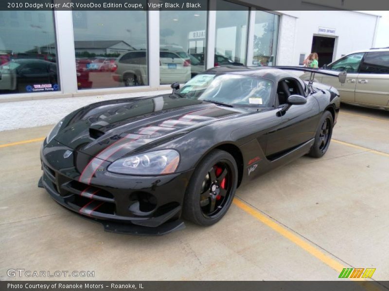 Viper Black / Black 2010 Dodge Viper ACR VoooDoo Edition Coupe