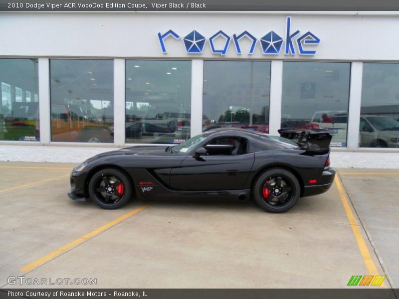 Viper Black / Black 2010 Dodge Viper ACR VoooDoo Edition Coupe