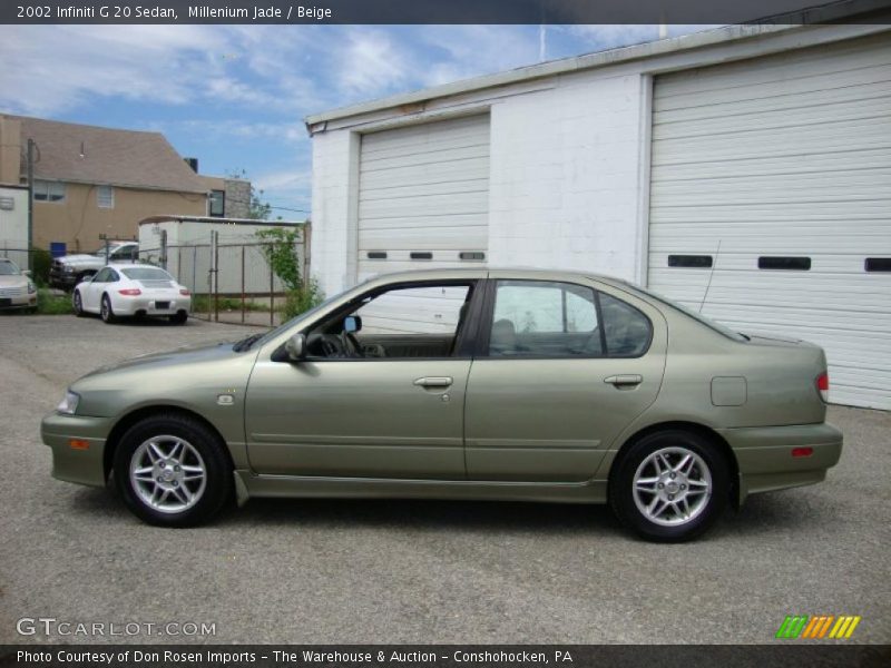 Millenium Jade / Beige 2002 Infiniti G 20 Sedan