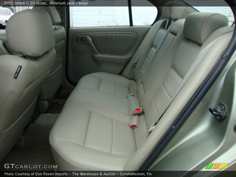 Millenium Jade / Beige 2002 Infiniti G 20 Sedan