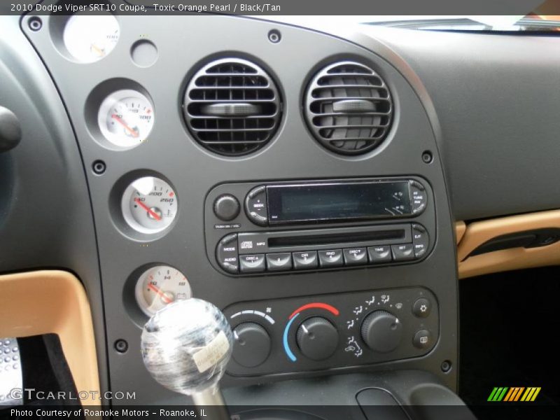 Toxic Orange Pearl / Black/Tan 2010 Dodge Viper SRT10 Coupe
