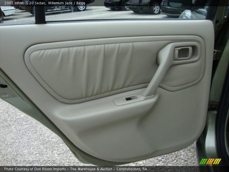 Millenium Jade / Beige 2002 Infiniti G 20 Sedan