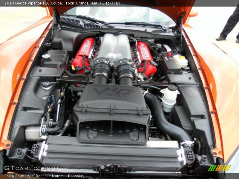 Toxic Orange Pearl / Black/Tan 2010 Dodge Viper SRT10 Coupe