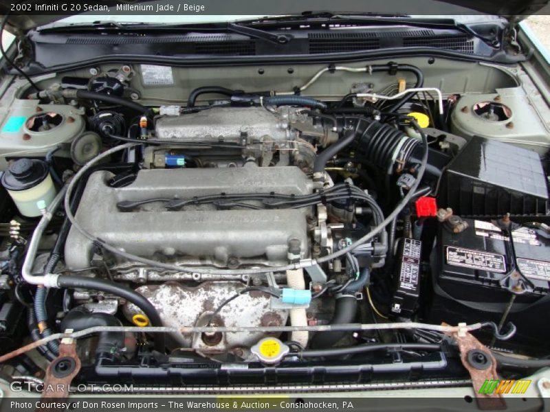 Millenium Jade / Beige 2002 Infiniti G 20 Sedan