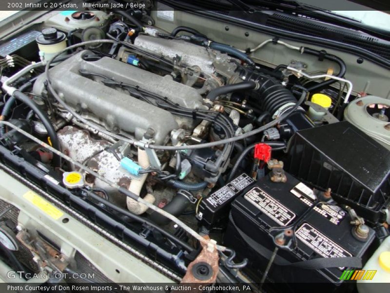 Millenium Jade / Beige 2002 Infiniti G 20 Sedan
