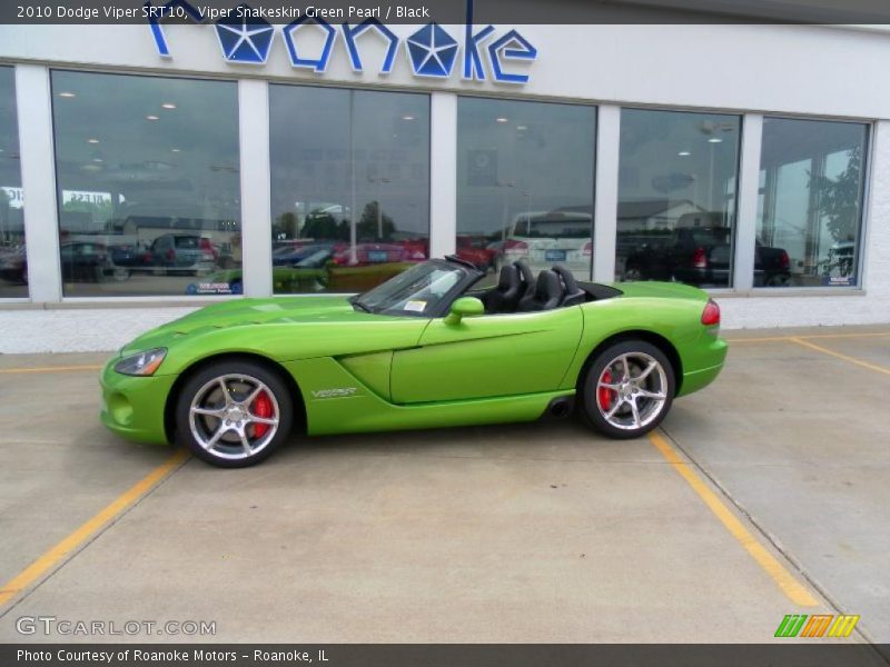 Viper Snakeskin Green Pearl / Black 2010 Dodge Viper SRT10