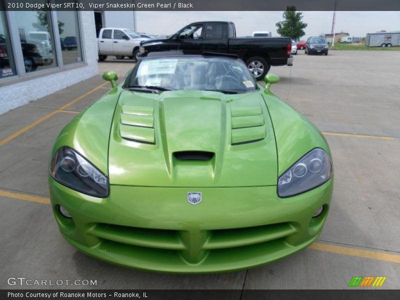 Viper Snakeskin Green Pearl / Black 2010 Dodge Viper SRT10