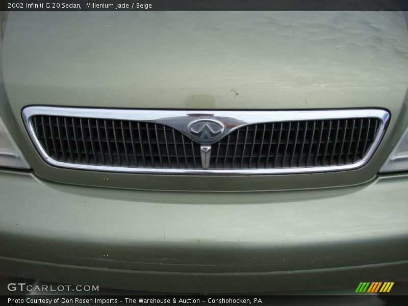Millenium Jade / Beige 2002 Infiniti G 20 Sedan