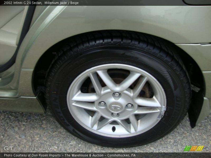 Millenium Jade / Beige 2002 Infiniti G 20 Sedan