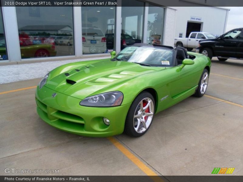 Viper Snakeskin Green Pearl / Black 2010 Dodge Viper SRT10