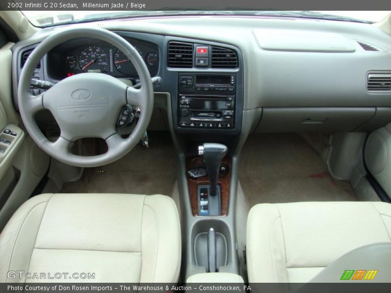 Millenium Jade / Beige 2002 Infiniti G 20 Sedan
