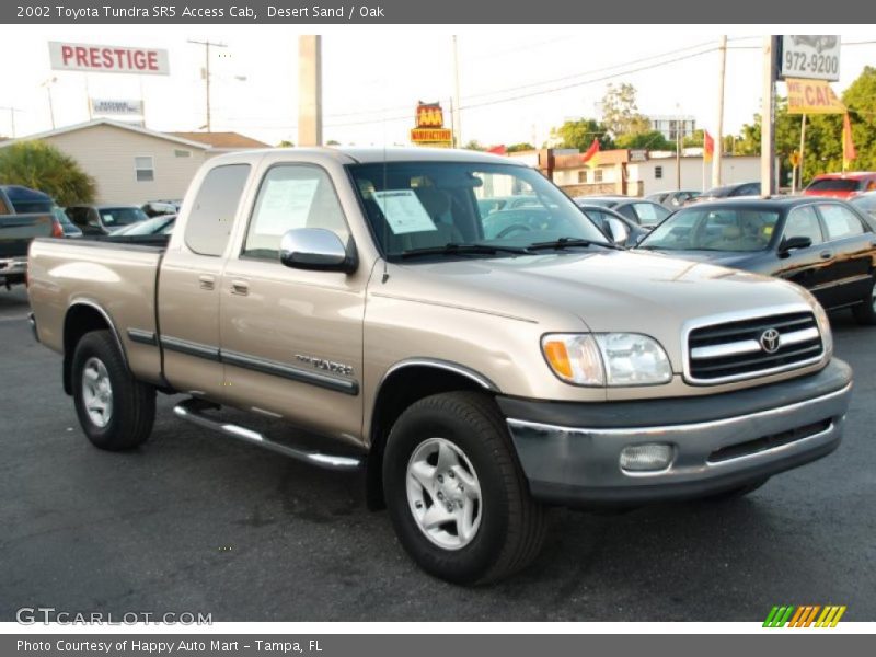 Desert Sand / Oak 2002 Toyota Tundra SR5 Access Cab