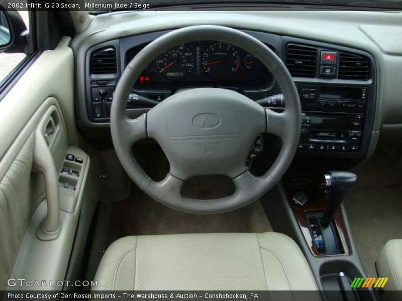 Millenium Jade / Beige 2002 Infiniti G 20 Sedan