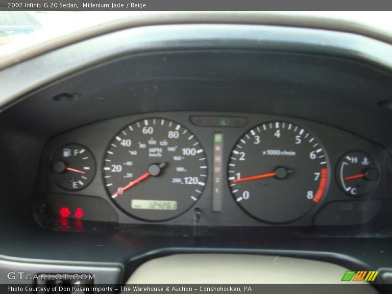 Millenium Jade / Beige 2002 Infiniti G 20 Sedan