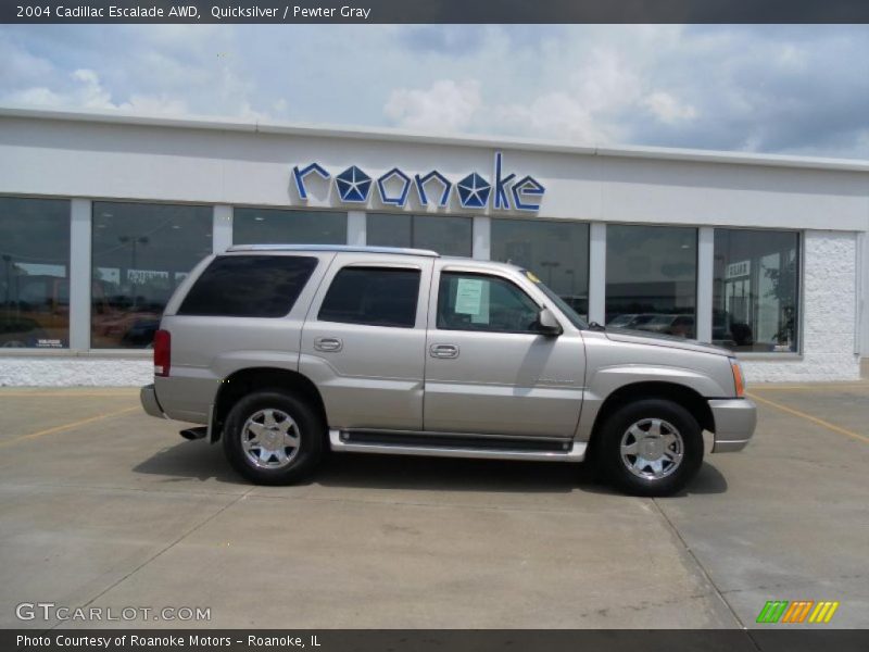 Quicksilver / Pewter Gray 2004 Cadillac Escalade AWD