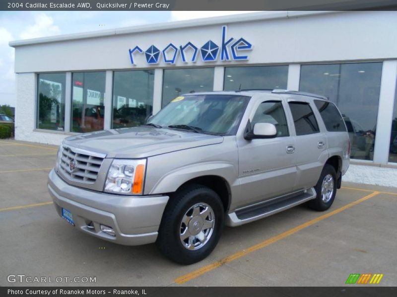 Quicksilver / Pewter Gray 2004 Cadillac Escalade AWD