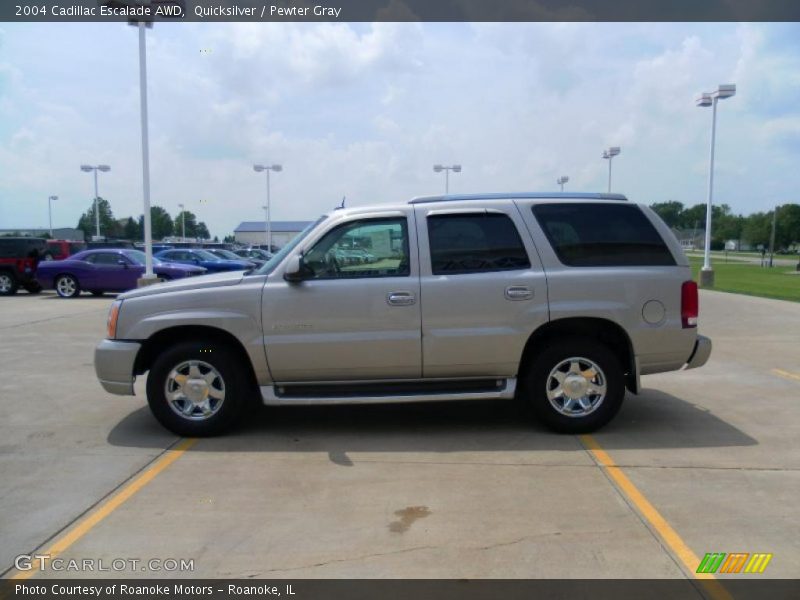 Quicksilver / Pewter Gray 2004 Cadillac Escalade AWD