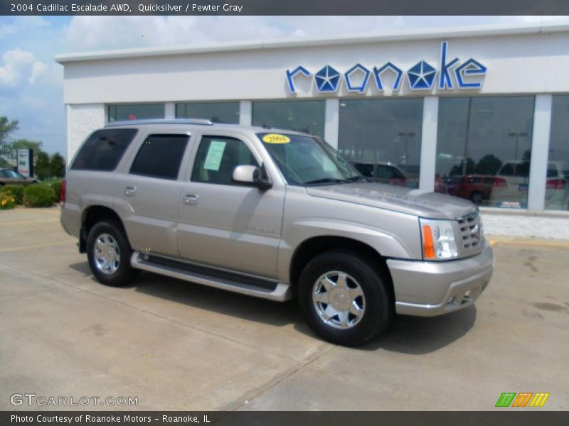 Quicksilver / Pewter Gray 2004 Cadillac Escalade AWD
