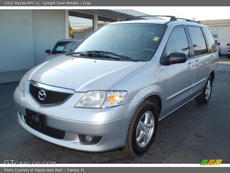 Sunlight Silver Metallic / Gray 2002 Mazda MPV LX