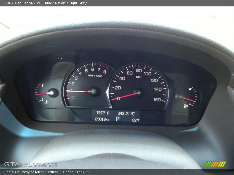 Black Raven / Light Gray 2007 Cadillac SRX V6