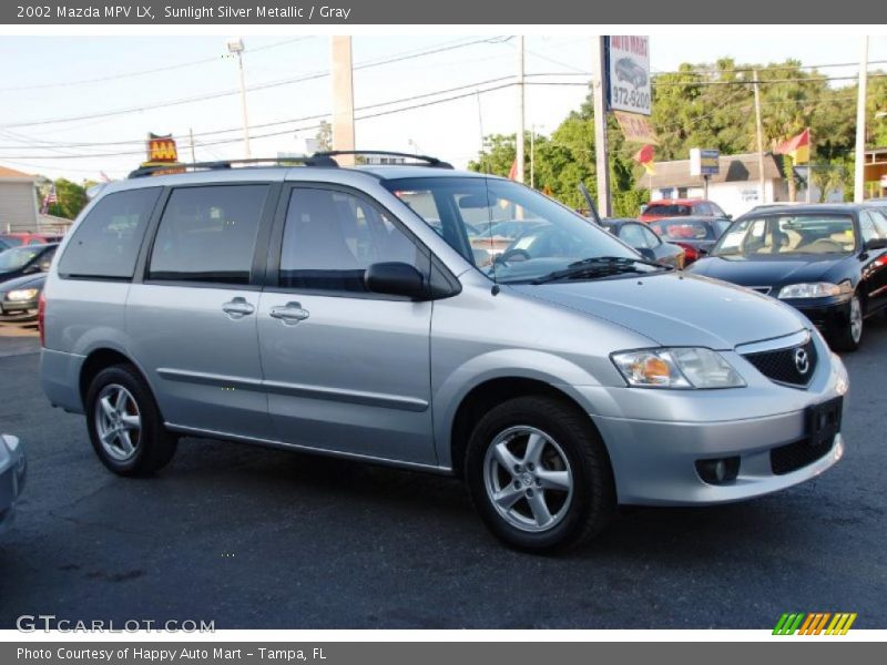 Sunlight Silver Metallic / Gray 2002 Mazda MPV LX