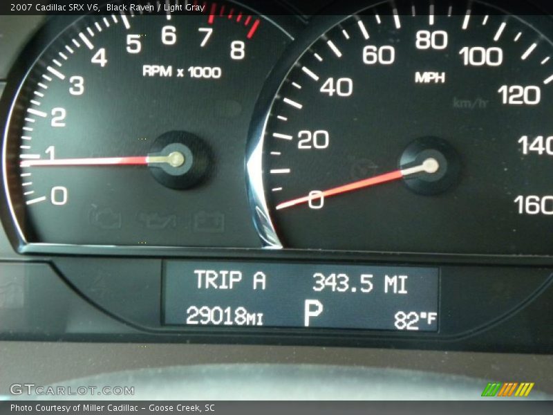 Black Raven / Light Gray 2007 Cadillac SRX V6