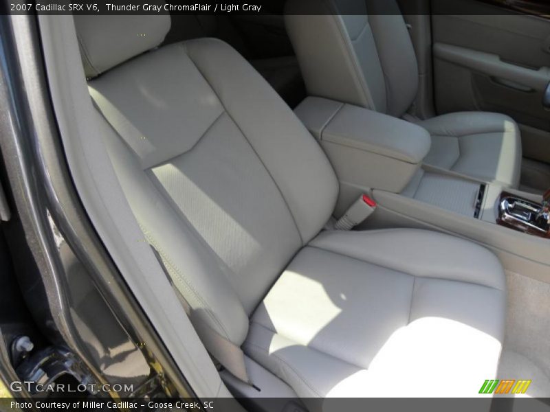 Thunder Gray ChromaFlair / Light Gray 2007 Cadillac SRX V6