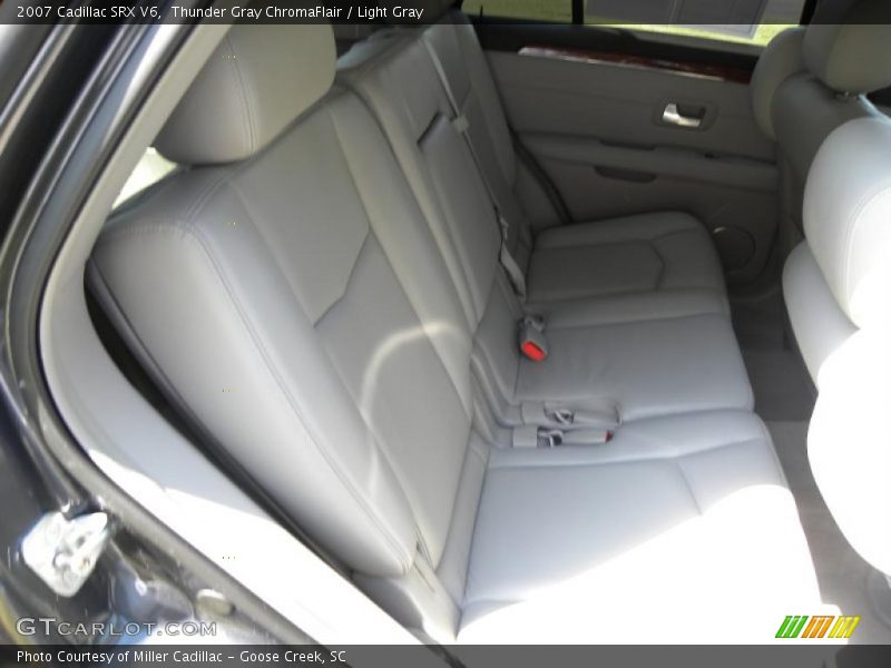 Thunder Gray ChromaFlair / Light Gray 2007 Cadillac SRX V6