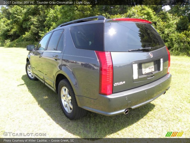 Thunder Gray ChromaFlair / Light Gray 2007 Cadillac SRX V6