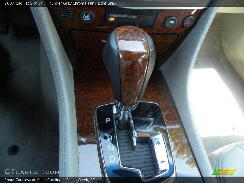 Thunder Gray ChromaFlair / Light Gray 2007 Cadillac SRX V6