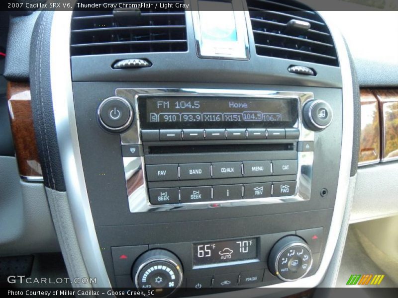 Thunder Gray ChromaFlair / Light Gray 2007 Cadillac SRX V6