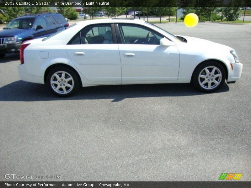 White Diamond / Light Neutral 2003 Cadillac CTS Sedan