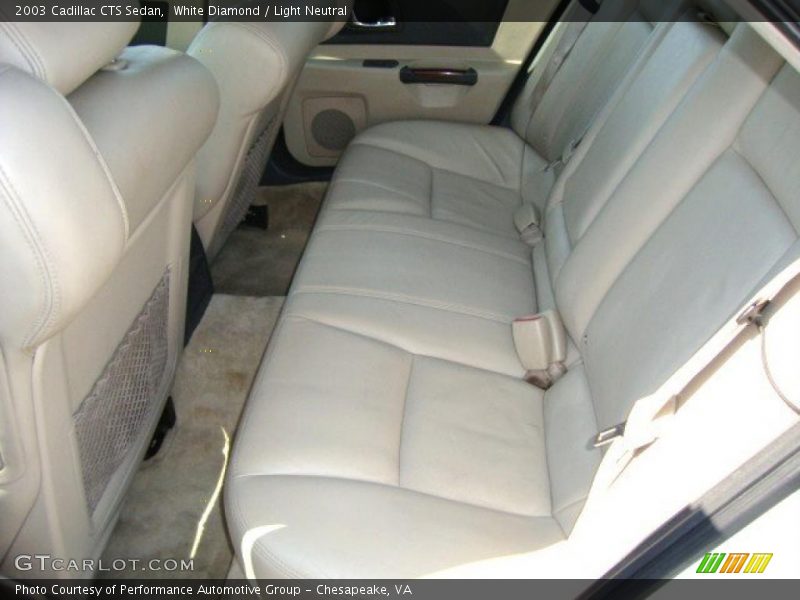 White Diamond / Light Neutral 2003 Cadillac CTS Sedan