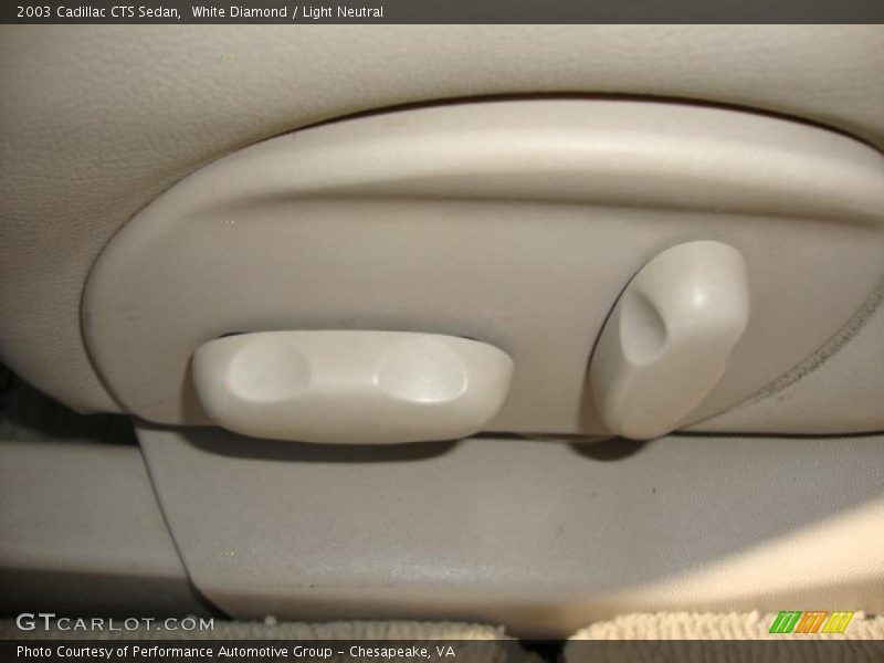 White Diamond / Light Neutral 2003 Cadillac CTS Sedan