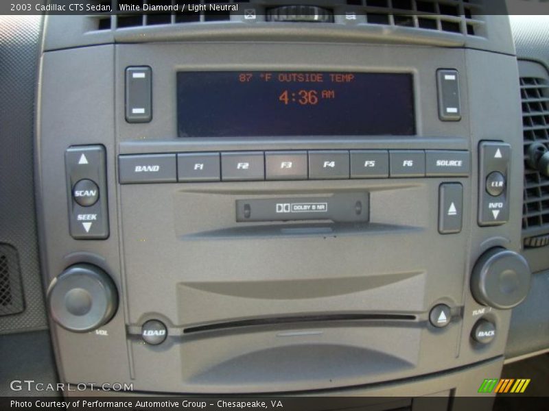 White Diamond / Light Neutral 2003 Cadillac CTS Sedan