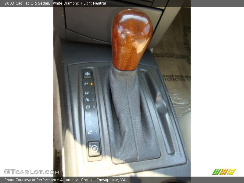 White Diamond / Light Neutral 2003 Cadillac CTS Sedan