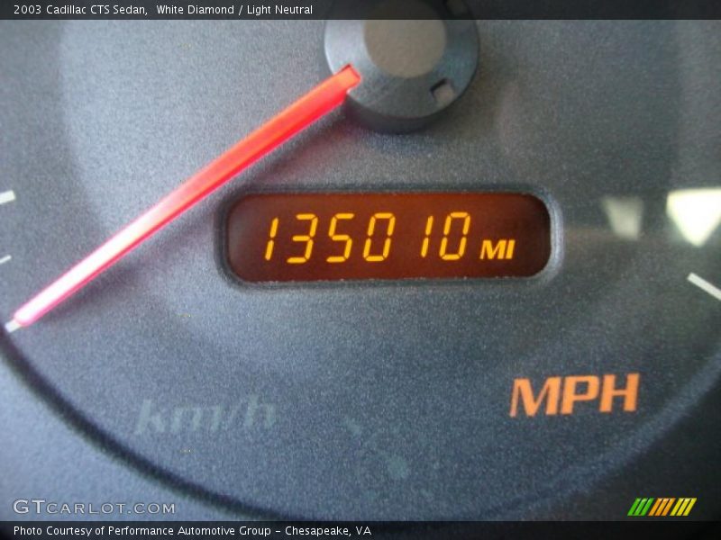 White Diamond / Light Neutral 2003 Cadillac CTS Sedan