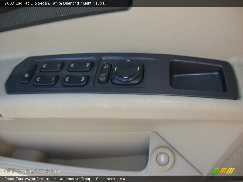 White Diamond / Light Neutral 2003 Cadillac CTS Sedan