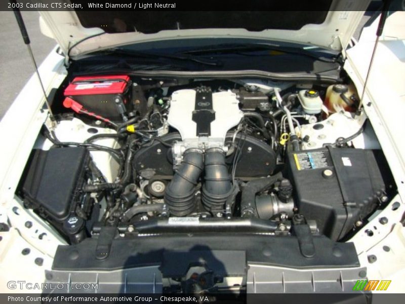 White Diamond / Light Neutral 2003 Cadillac CTS Sedan