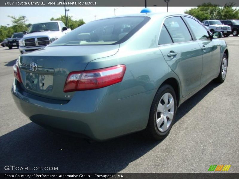 Aloe Green Metallic / Bisque 2007 Toyota Camry LE