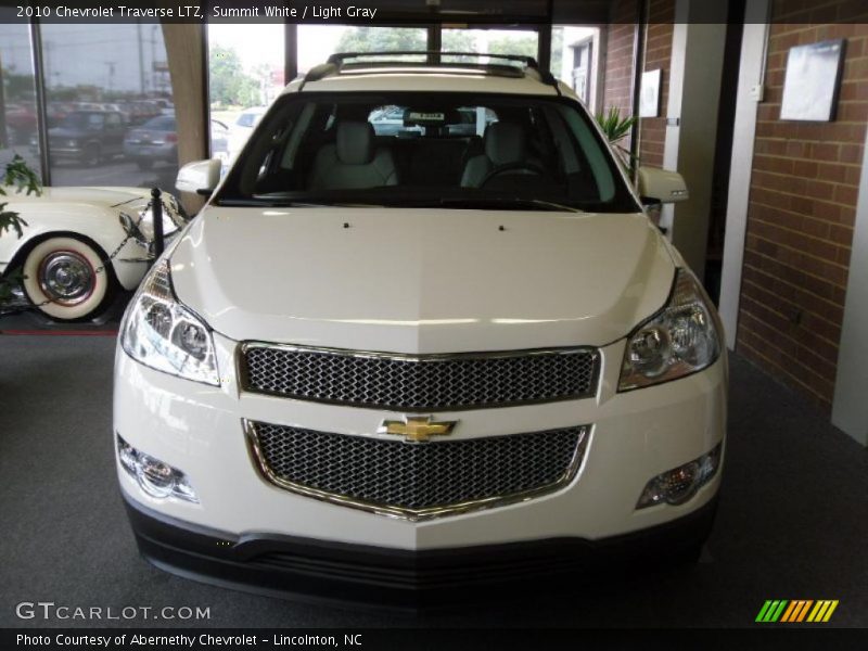 Summit White / Light Gray 2010 Chevrolet Traverse LTZ