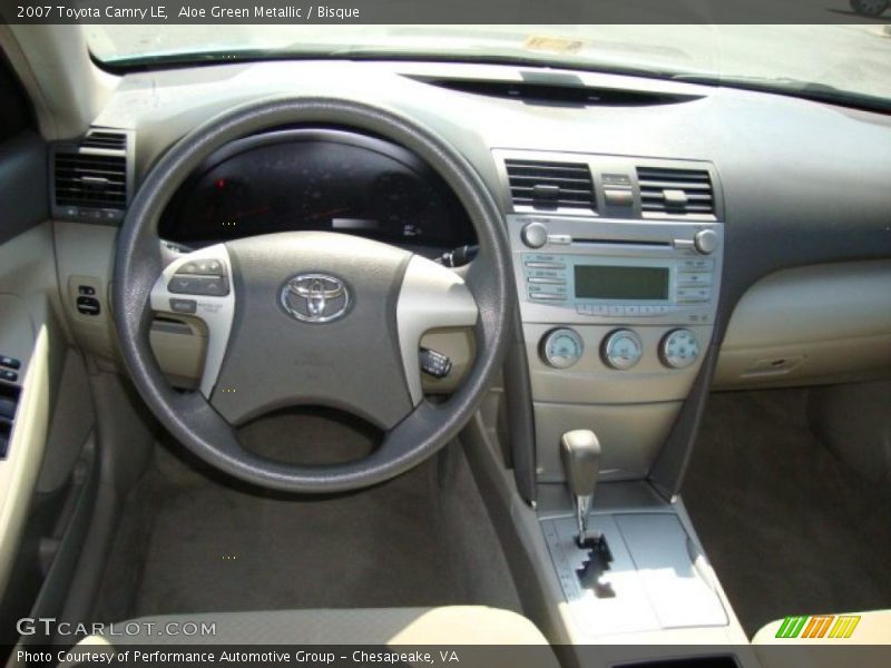 Aloe Green Metallic / Bisque 2007 Toyota Camry LE