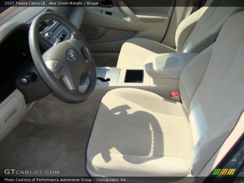 Aloe Green Metallic / Bisque 2007 Toyota Camry LE