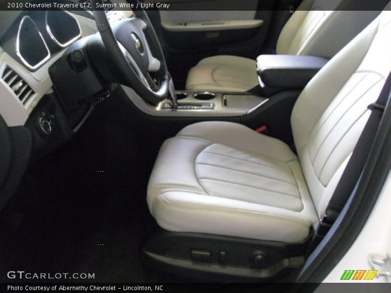 Summit White / Light Gray 2010 Chevrolet Traverse LTZ